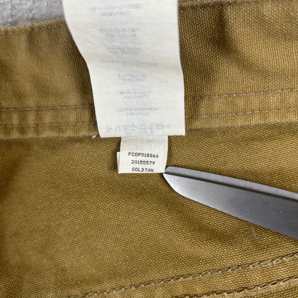 Filson Double Hunt Pants Mens 35x30 Brown 10.5oz Cotton Canvas Workwear Utility - Picture 9 of 16